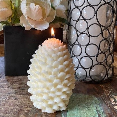 Seasonal Pinecone Candle