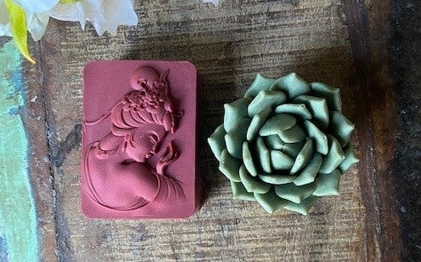 Quan Yin & Succulent Set